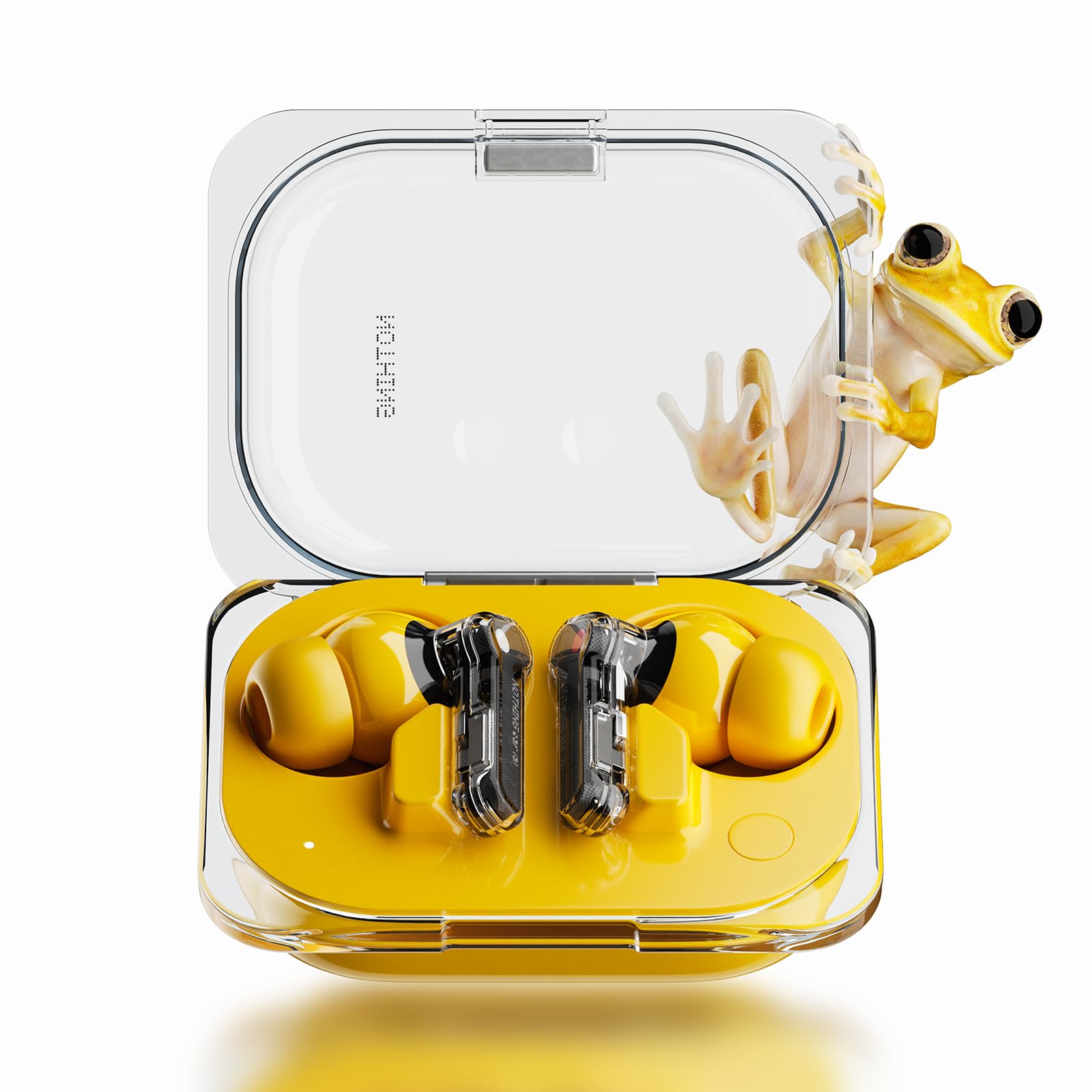 Nothing Ear (a) Wireless Earbuds, 45dB Hybrid Noise Cancelling Earbuds, Hi-Res Audio, Advanced Equaliser, Dual Connect, 6 Mics, 42.5H Playtime Ear Buds Wireless Bluetooth, Black thumbnail 2