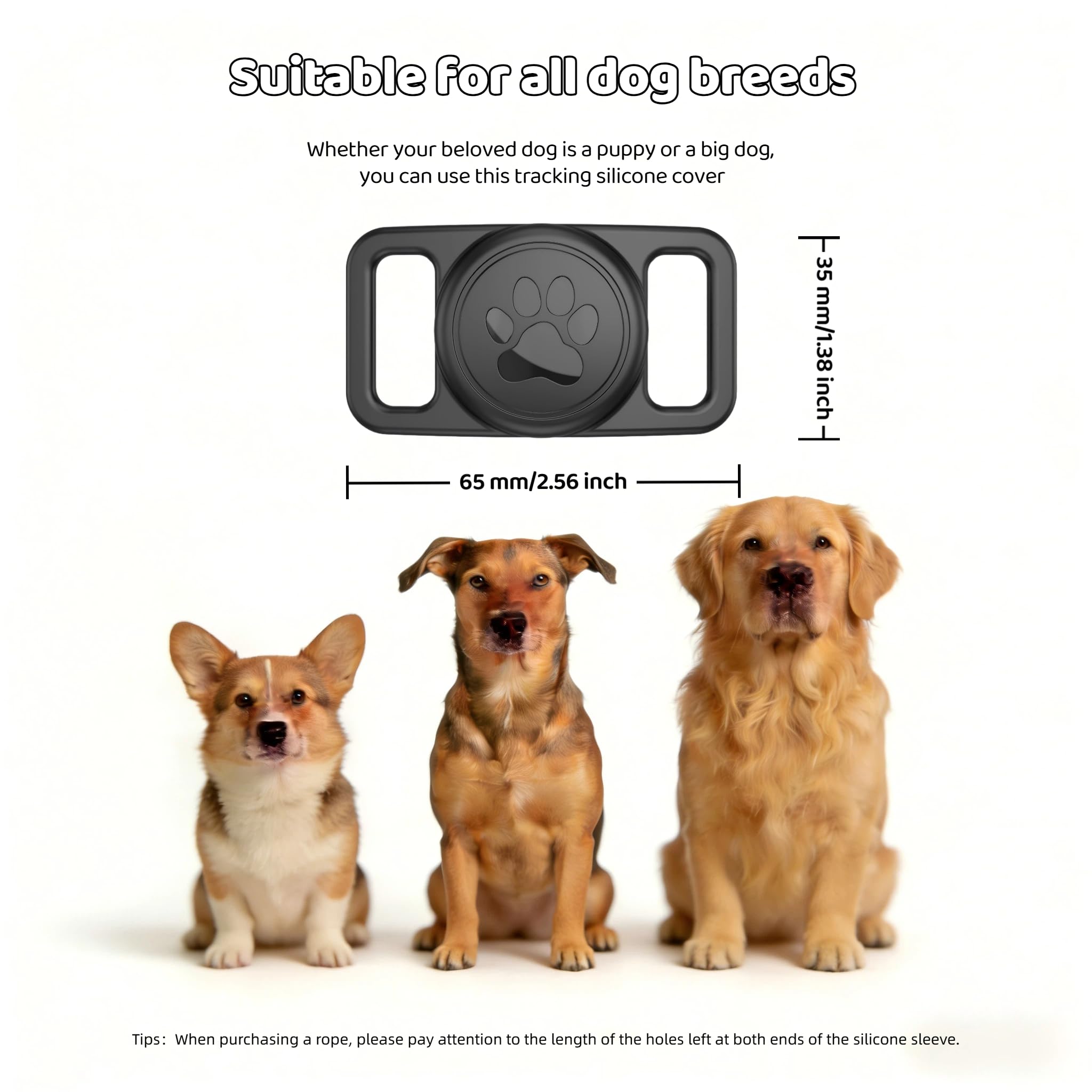 Pet Tracker,GPS Collar for Dogs (iOS Only) Smart tag,Waterproof Compatible with Apple Find My,No Monthly Fee,Advanced Tracking Solution Smart Collar for Pet Safety Ideal Small Large Dogs thumbnail 5