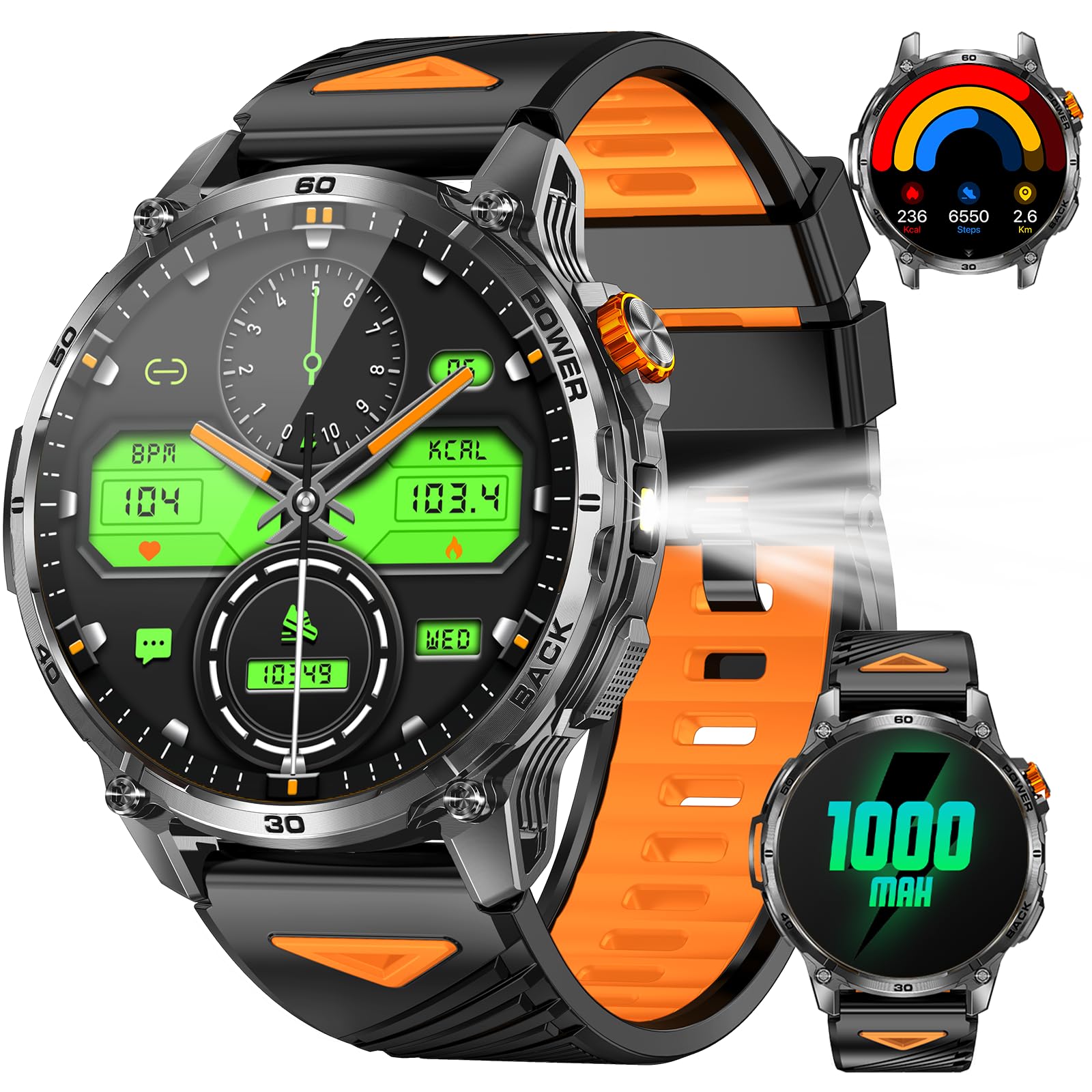 PODOEIL Military Smart Watches thumbnail 3