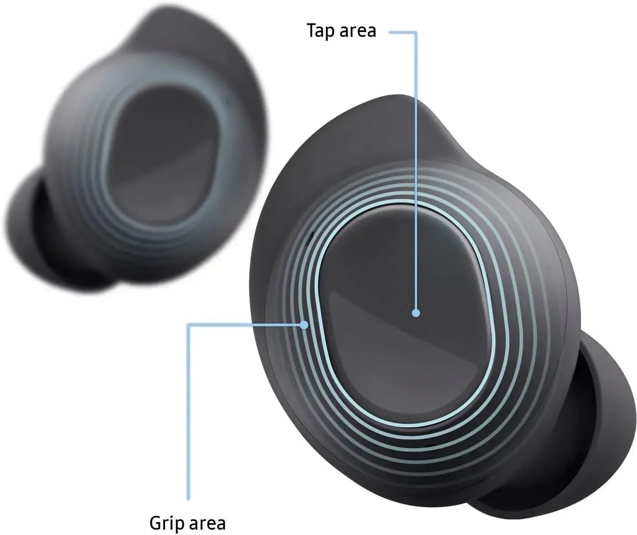 Samsung Galaxy Buds Fan Edition(FE) SM-R400, Active Noise-Cancelling, Wireless Bluetooth v5.2 Earbuds, Android 8.0 and Up - (Graphite) thumbnail 4