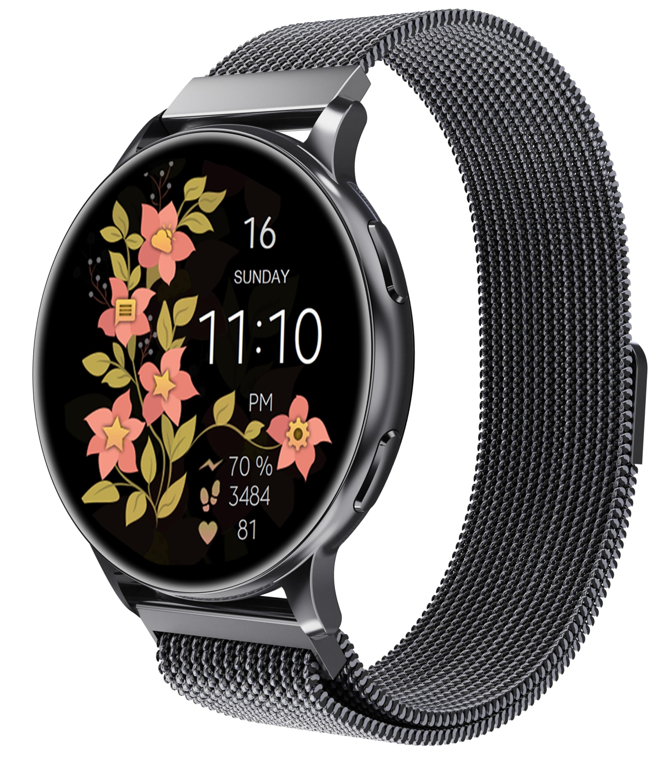 Smart Watch for Men Women Heart Rate/Sleep Monitor/Pedometer/Calories, 2026 New Fitness Watch with 113+ Sport Modes, IP68 Waterproof for Android iOS Black thumbnail 5