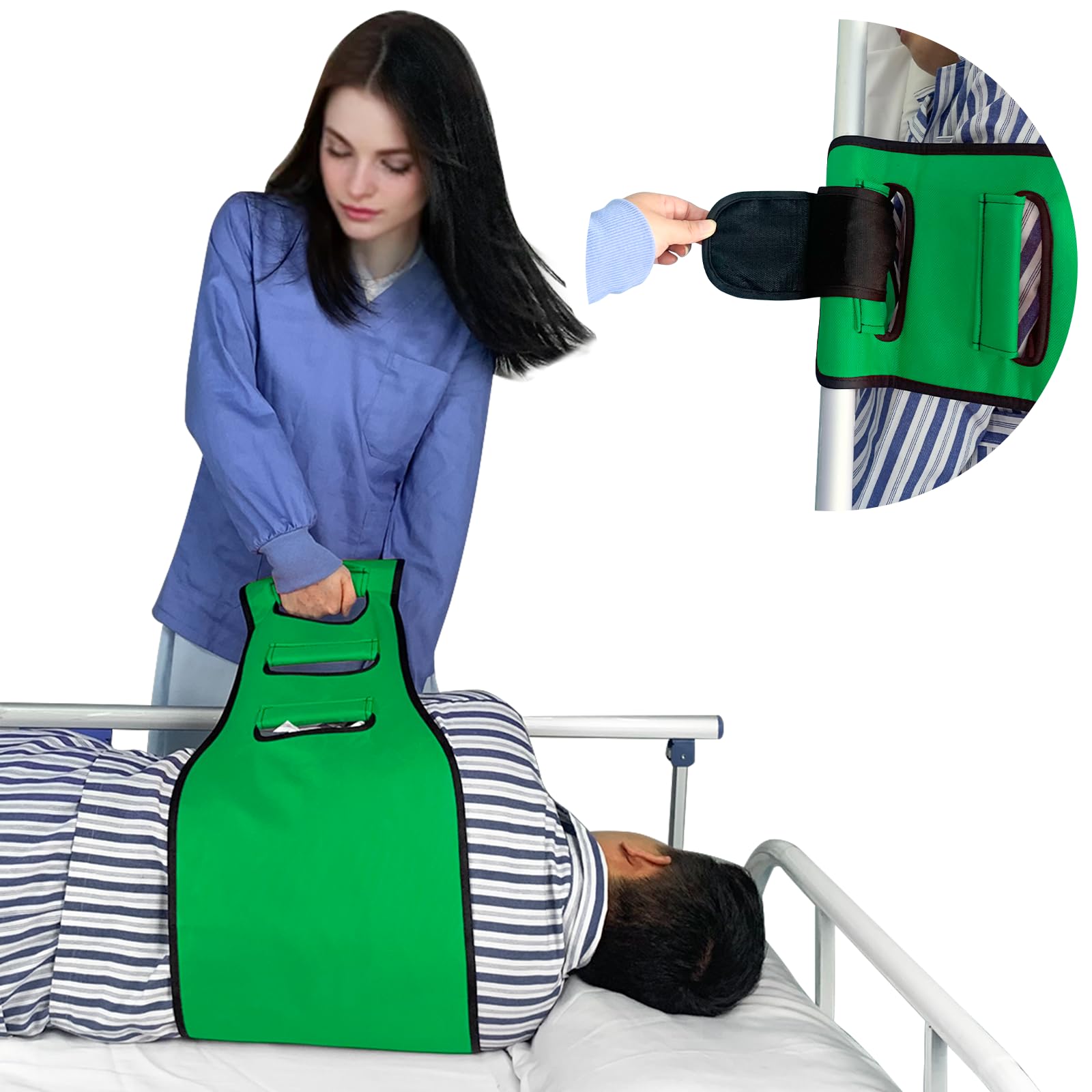 VobeNit Transfer Sling, Lift Assist Gait Belts for Seniors, Transfer Belt for Elderly and Disabled, Bed Assist Mobility Belt for Patient Care thumbnail 4