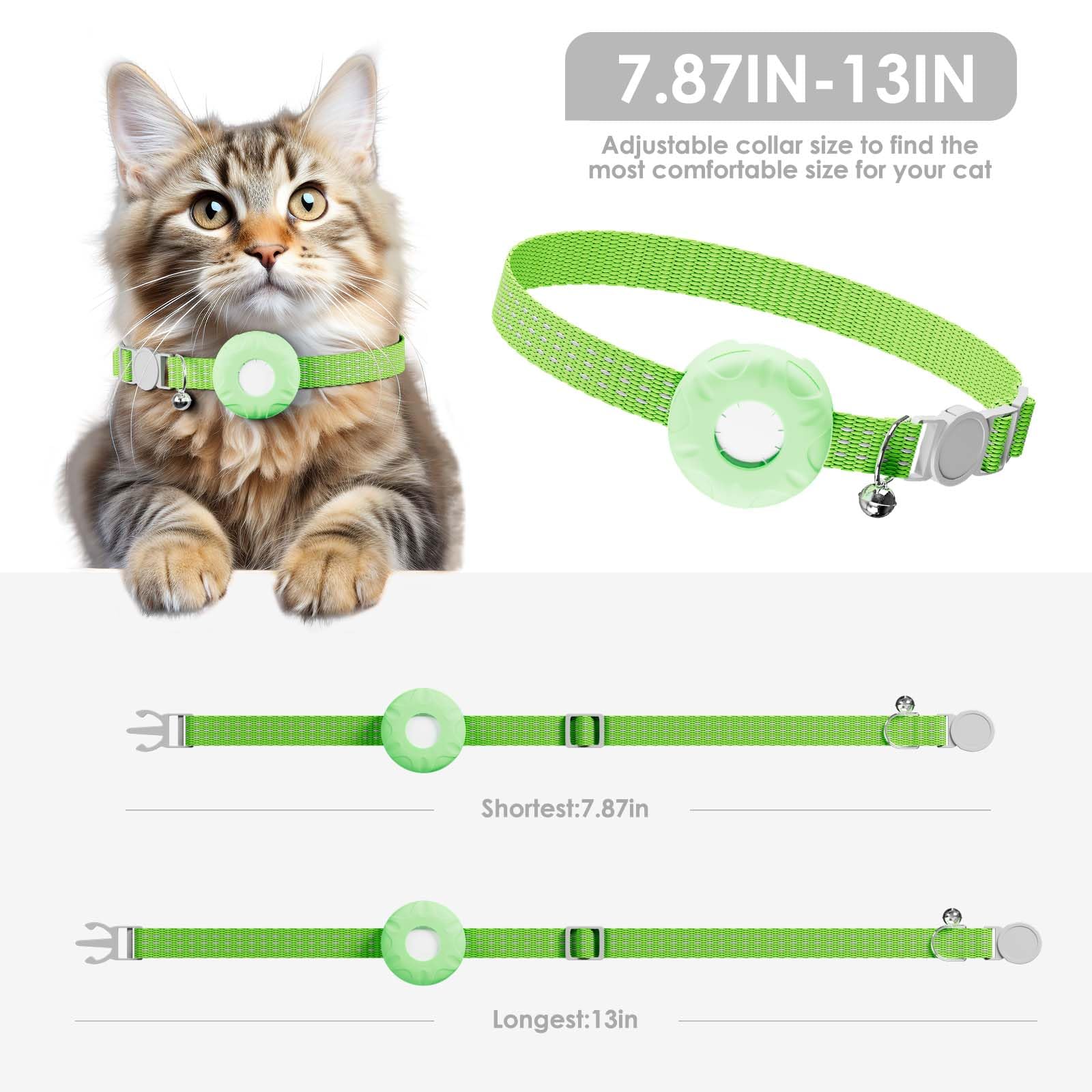 ZFSJTAG Cat Tracker, MINI Pet Tracker for Cats, No Monthly Fee GPS Tracker for Cat, Compatible with Apple Find My App(Only iOS), Real-Time Tracking, Precise Positioning, Waterproof Cat GPS Tracker thumbnail 4