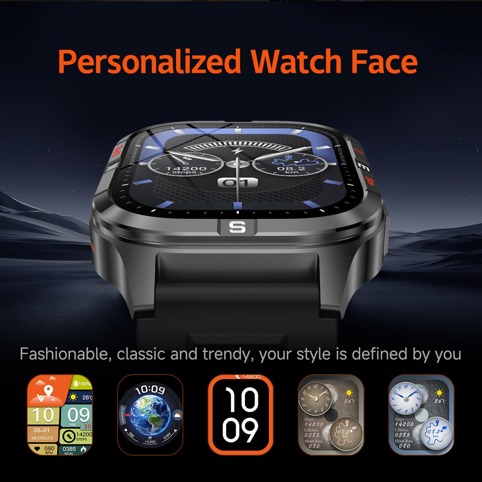 Military GPS Smart Watch thumbnail 4