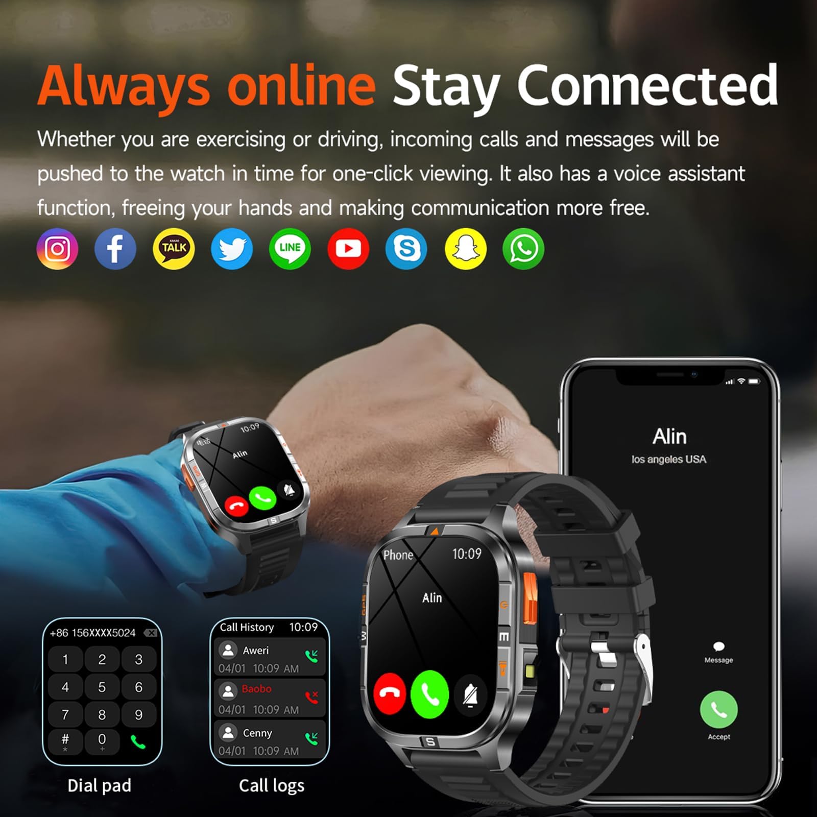 Military GPS Smart Watch thumbnail 5