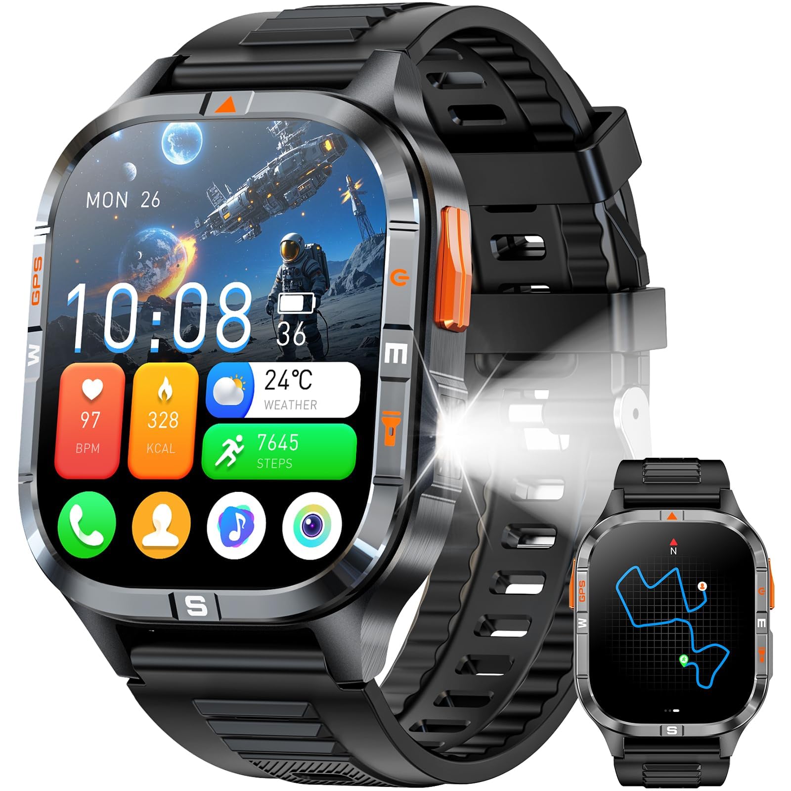 Military GPS Smart Watch image 1