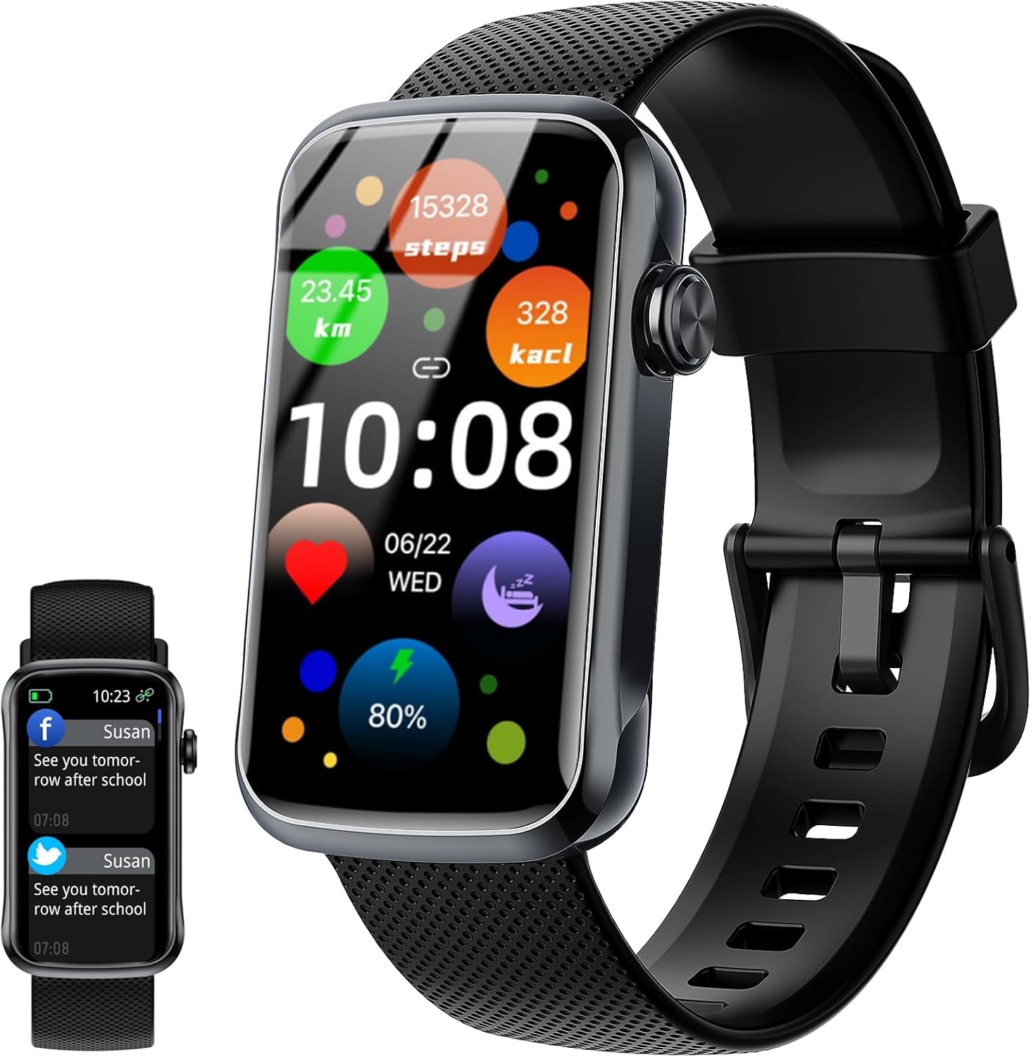 Smart Watch for Men Women, 2026 New 1.96" HD Smartwatch thumbnail 2