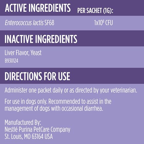 Purina Pro Plan Veterinary Supplements FortiFlora Dog Probiotic Supplement, 30 Count thumbnail 2