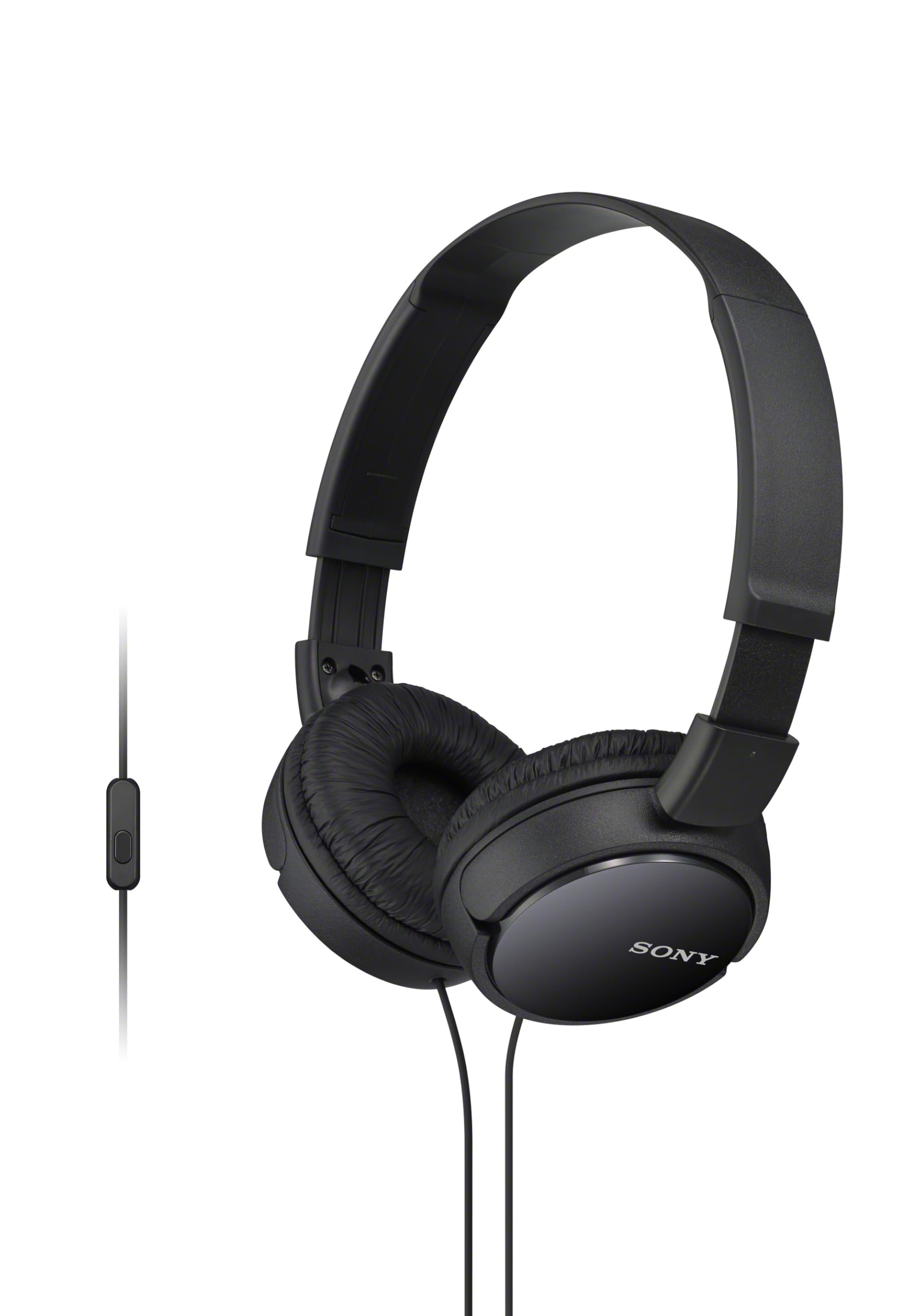Sony MDR-ZX110 Wired On-Ear Headphones - Black thumbnail 3