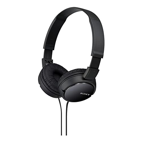 Sony MDR-ZX110 Wired On-Ear Headphones - Black thumbnail 4