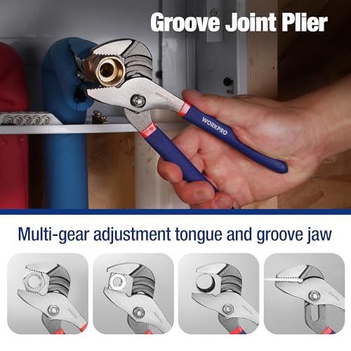 WORKPRO 7-Piece Pliers Set – Durable and Versatile Tools for Home and DIY Projects thumbnail 4