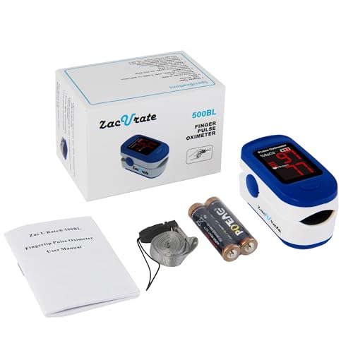Zacurate 500BL Fingertip Pulse Oximeter - Accurate Blood Oxygen & Pulse Rate Monitor thumbnail 4