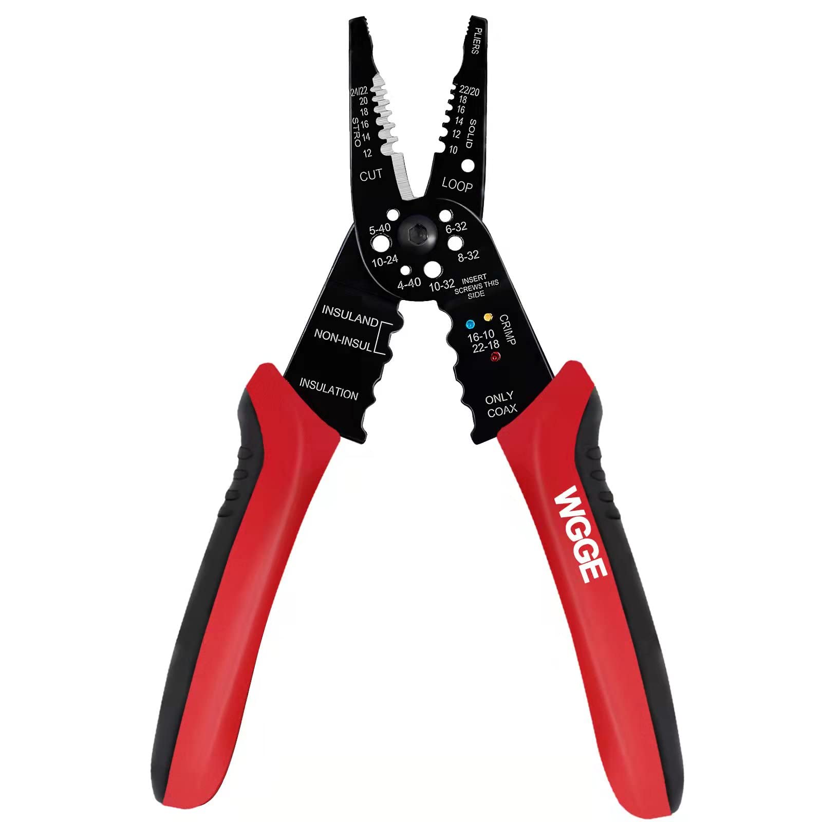 WGGE WG-015 Professional 8-inch Wire Stripper and Crimping Tool thumbnail 4