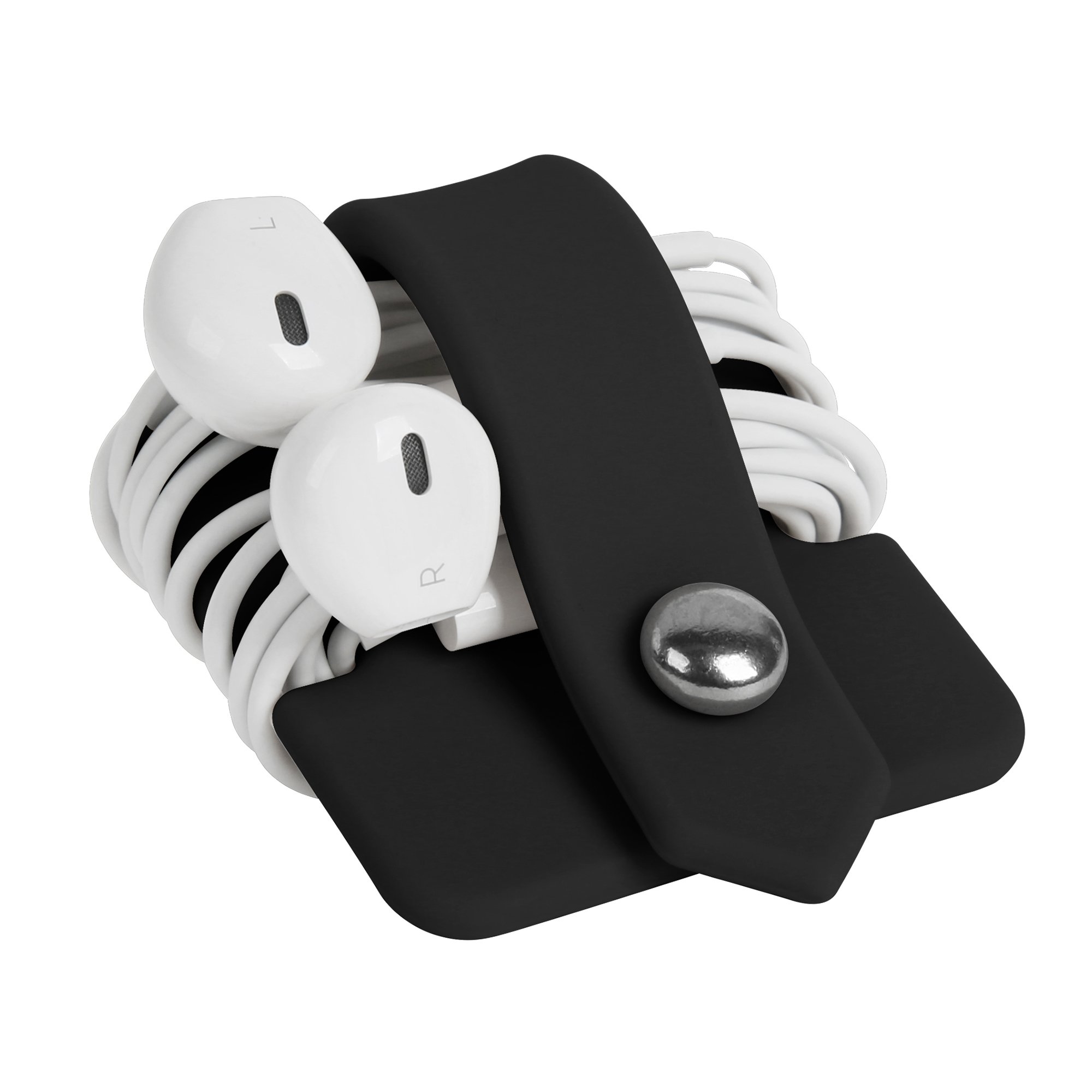 ELFRhino Silicone Earbuds Cord Organizer - Compact and Durable Cable Management thumbnail 2