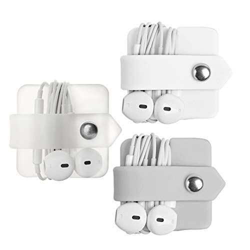 ELFRhino Silicone Earbuds Cord Organizer - Compact and Durable Cable Management thumbnail 4