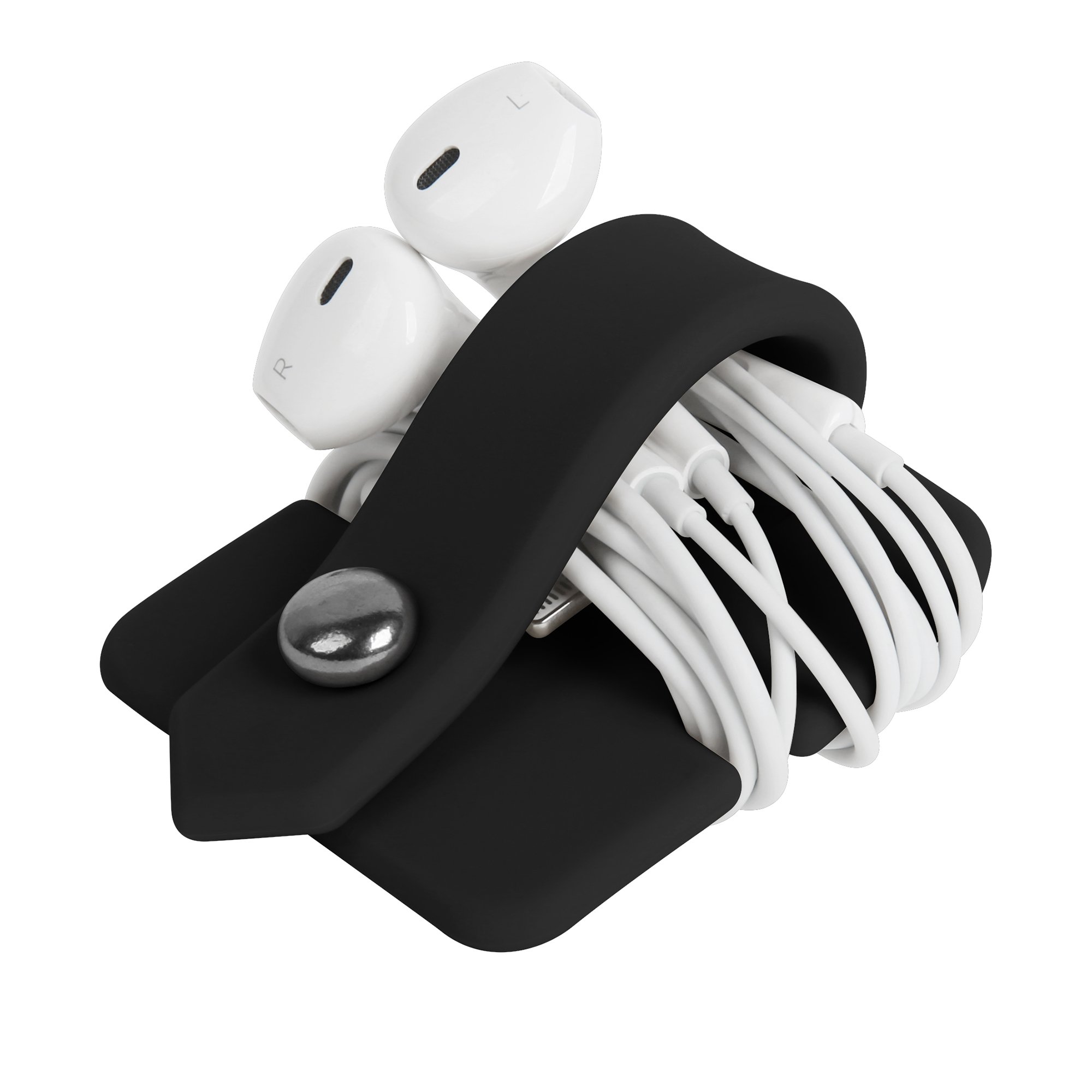 ELFRhino Silicone Earbuds Cord Organizer - Compact and Durable Cable Management thumbnail 3