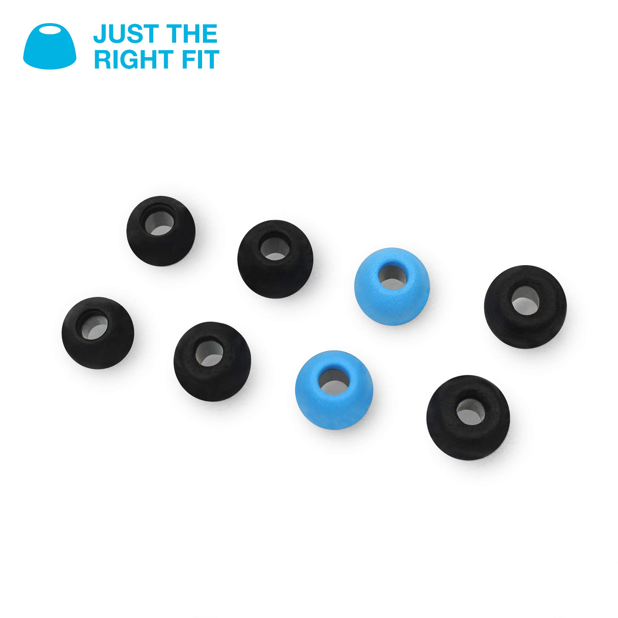 JLab Cloud Foam Earbud Tips – Comfortable, Moisture-Wicking Memory Foam Replacement thumbnail 3