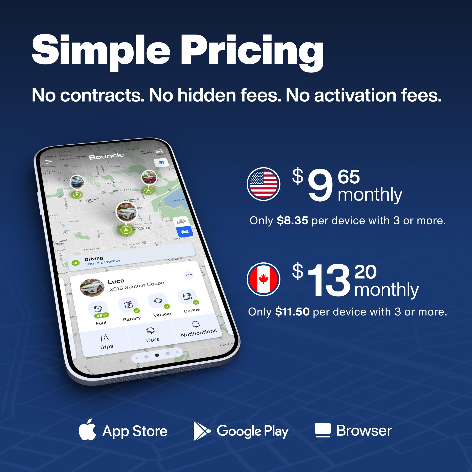 Bouncie GPS Tracker for Vehicles with Real-Time Location and Safety Features thumbnail 3