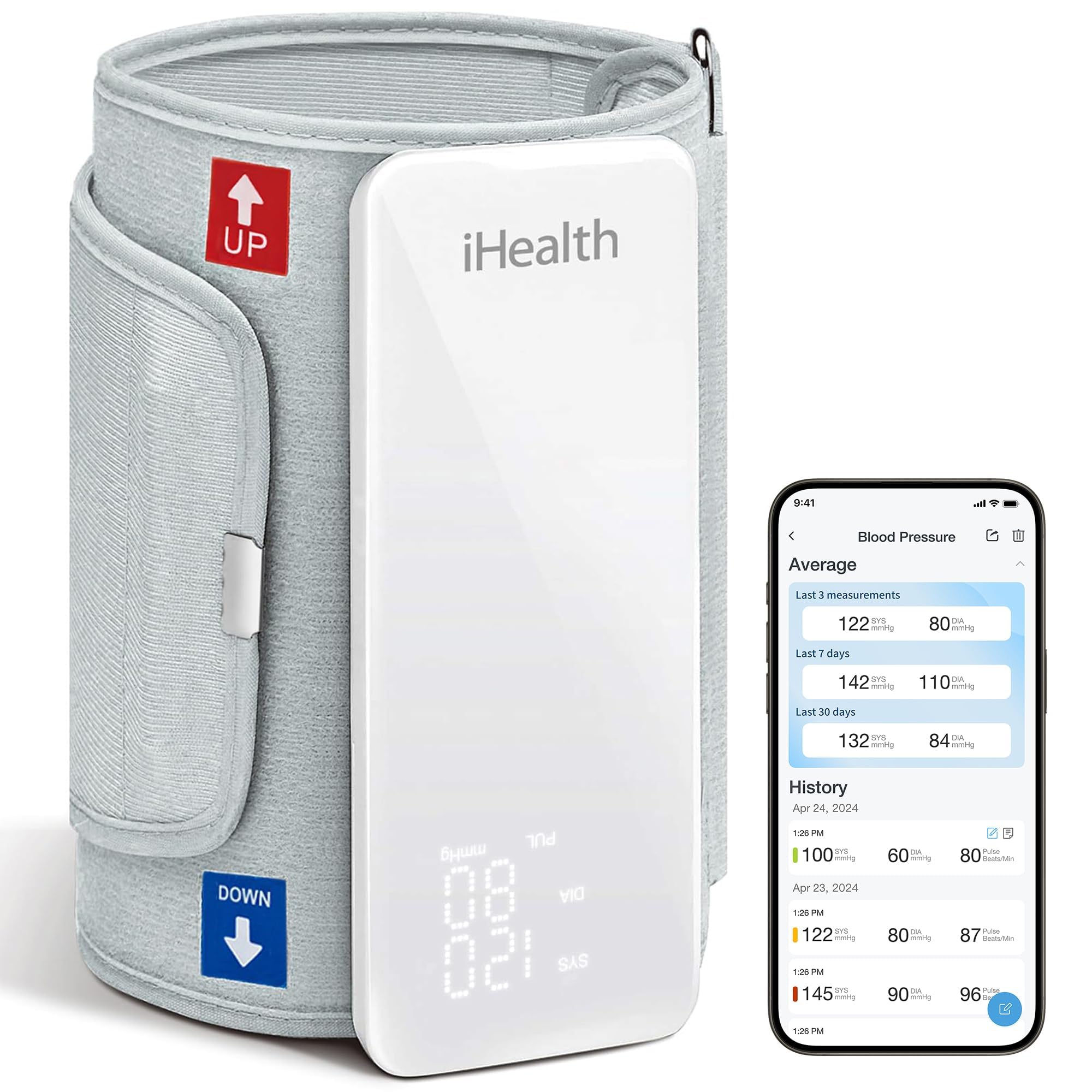 iHealth Neo Wireless Blood Pressure Monitor - Accurate, Portable, and App-Enabled thumbnail 4