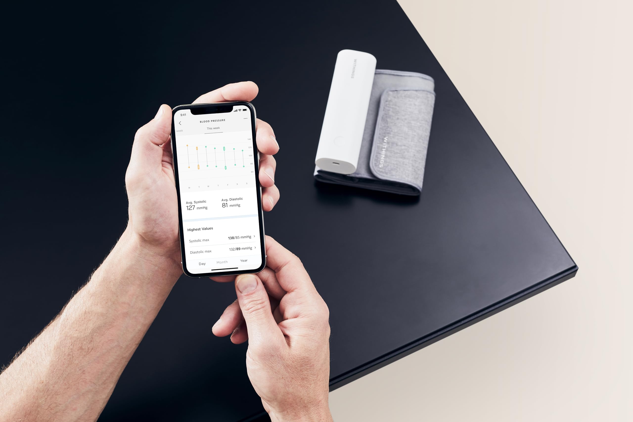 Withings BPM Connect - Accurate Digital Blood Pressure & Heart Rate Monitor thumbnail 4