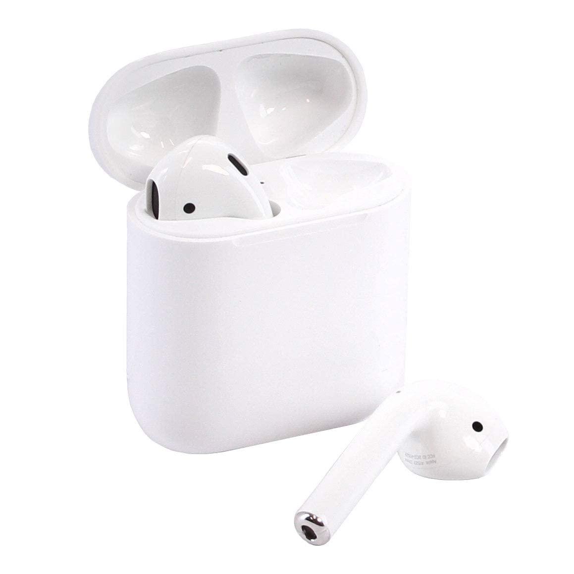 Apple AirPods 2 with Charging Case - White (Renewed) thumbnail 4