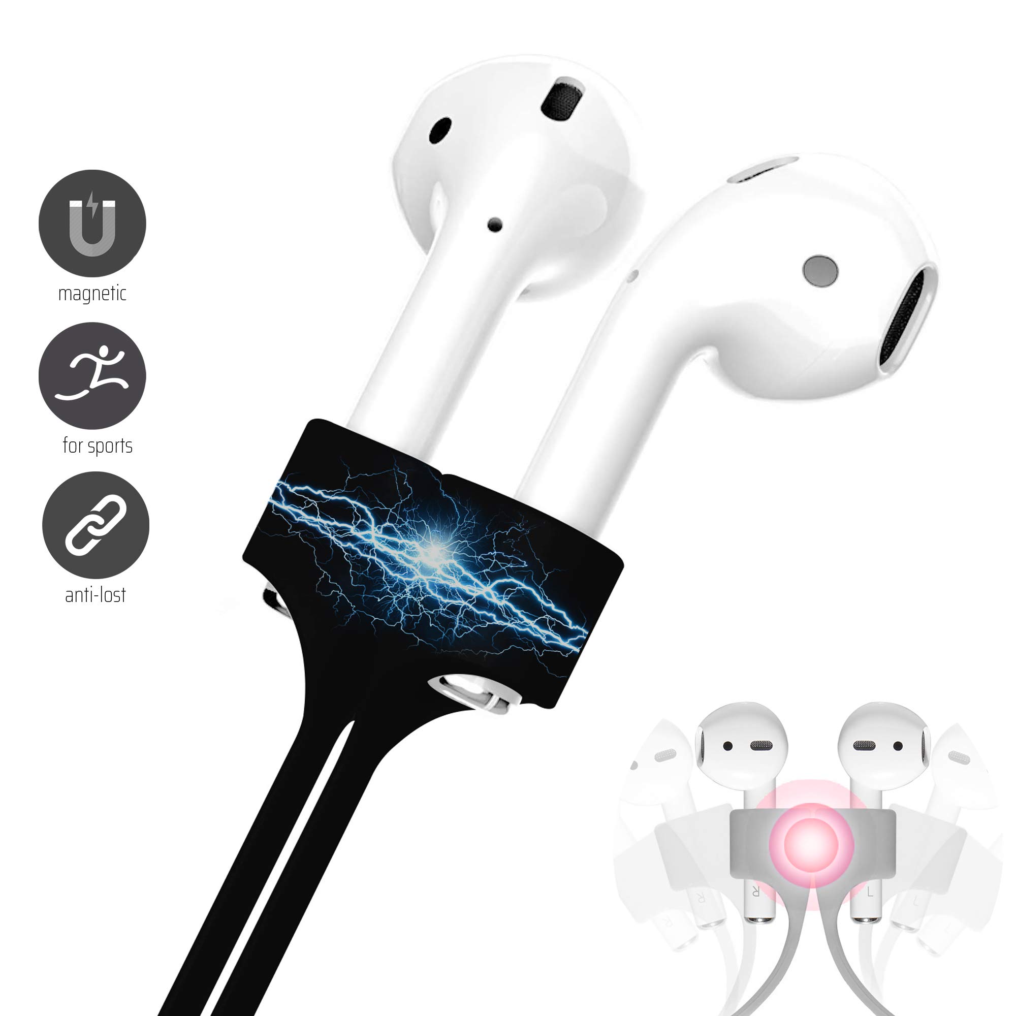 cobcobb Ultra Strong Magnetic Airpod Pro Strap - Anti-Lost Sports Lanyard for AirPods thumbnail 3