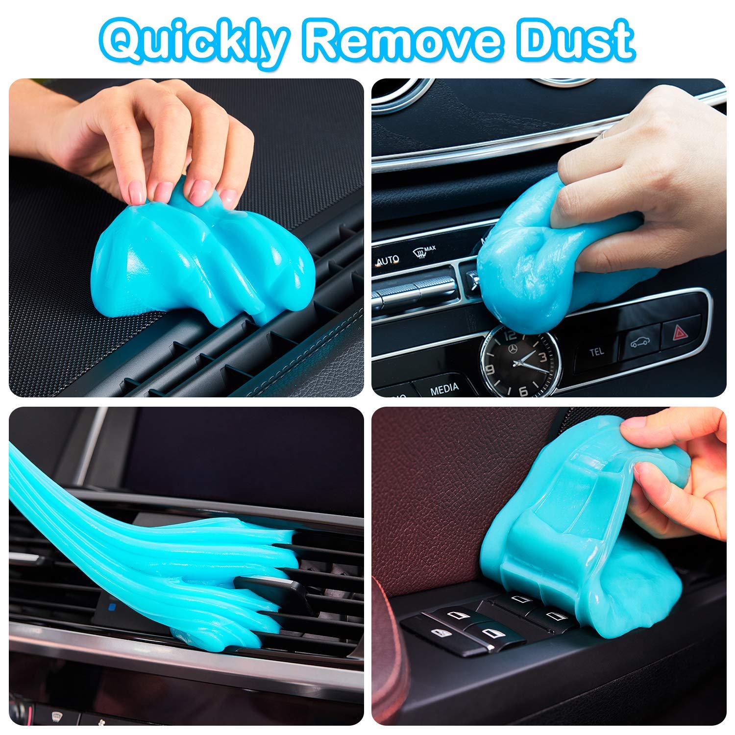 PULIDIKI Car Cleaning Gel - Effective and Reusable Car Interior Cleaner