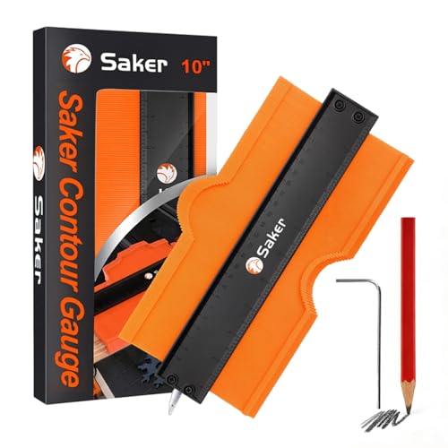 Saker 10-Inch Contour Gauge with Adjustable Lock for Precise Shape Duplication thumbnail 3