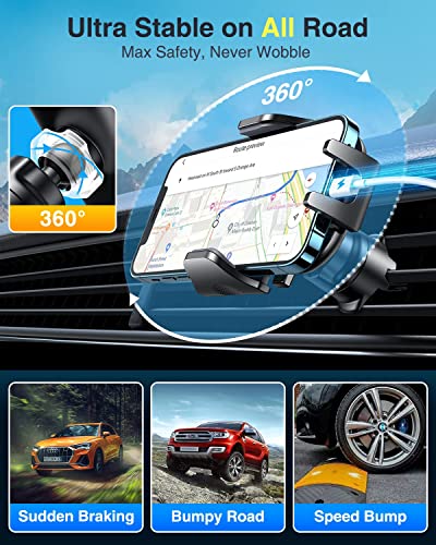 VANMASS True Military-Grade Car Phone Holder – Ultimate Suction & Clip Mount image 1