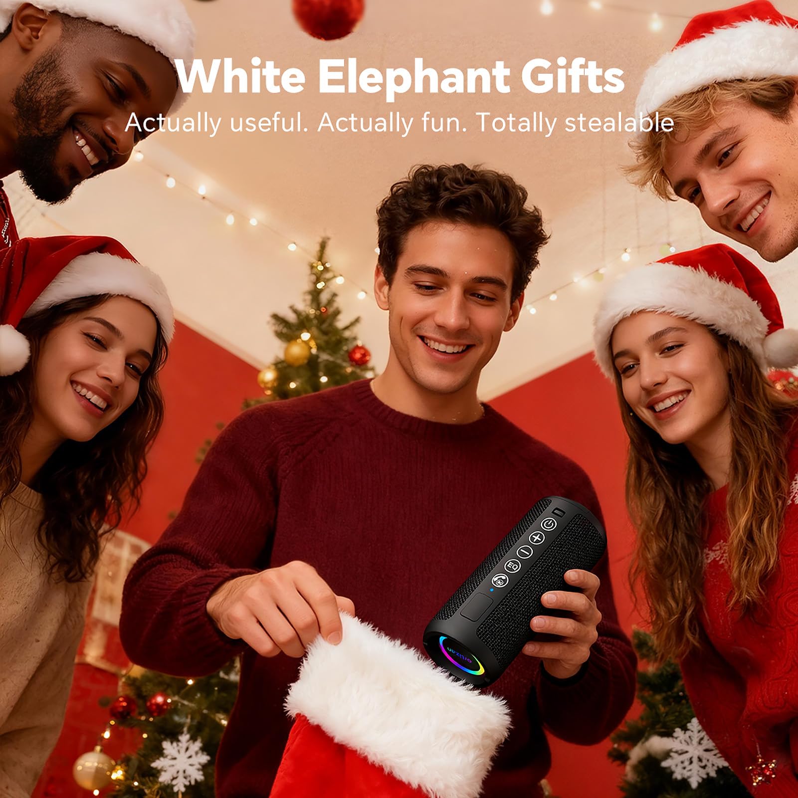 Ortizan Portable Bluetooth Speaker (1st Gen) - Waterproof, Big Sound, Deep Bass, 30H Playtime thumbnail 3