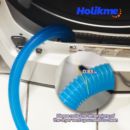 Holikme Dryer Vent Cleaner Kit with Vacuum Attachment Brush thumbnail 4