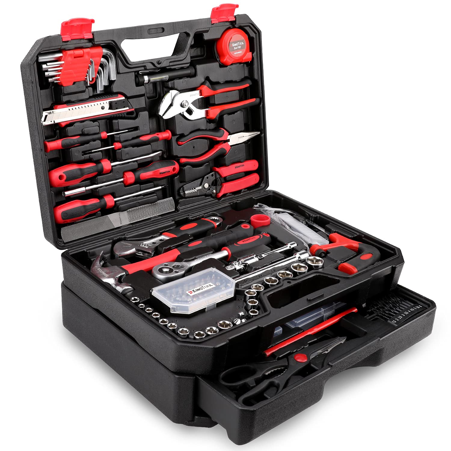 KingTool 325 Piece Home Repair Tool Kit with Durable Storage Case thumbnail 3