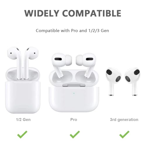 Adjustable Ear Hooks for AirPods Pro and AirPods 1-3 Gen - Transparent thumbnail 3