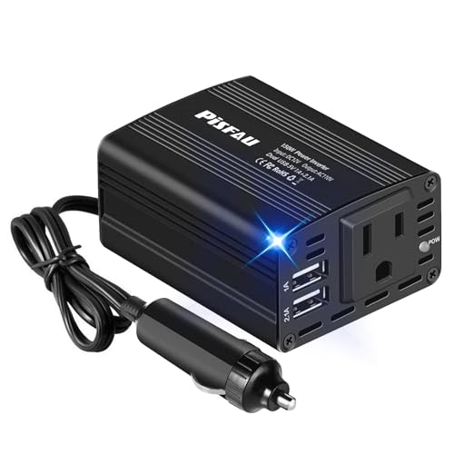 150W Car Power Inverter with Dual USB Charger and Safety Features thumbnail 3