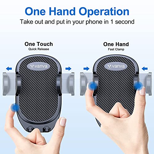 vanva Universal Air Vent Car Mount - Secure and Adjustable Phone Holder for Large Phones and Thick Cases thumbnail 2