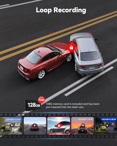 REDTIGER 4K Front and Rear Dash Cam with STARVIS 2 Sensor and GPS thumbnail 4