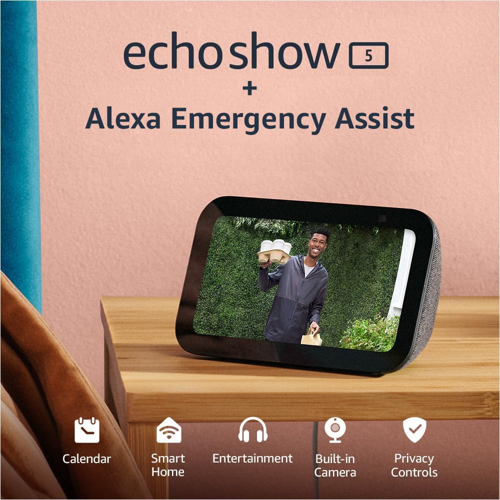 Amazon Echo Show 5 (Newest Model) - Smart Display with Alexa thumbnail 2