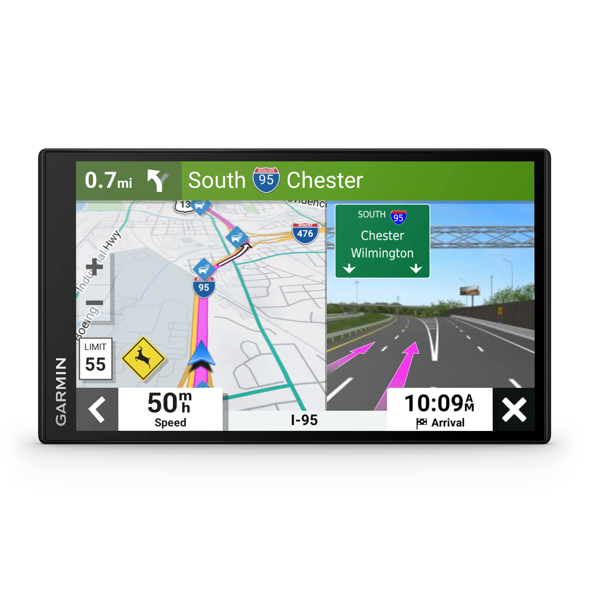 Garmin DriveSmart 76 - 7-inch GPS Navigator with Voice Assist and Live Traffic image 1