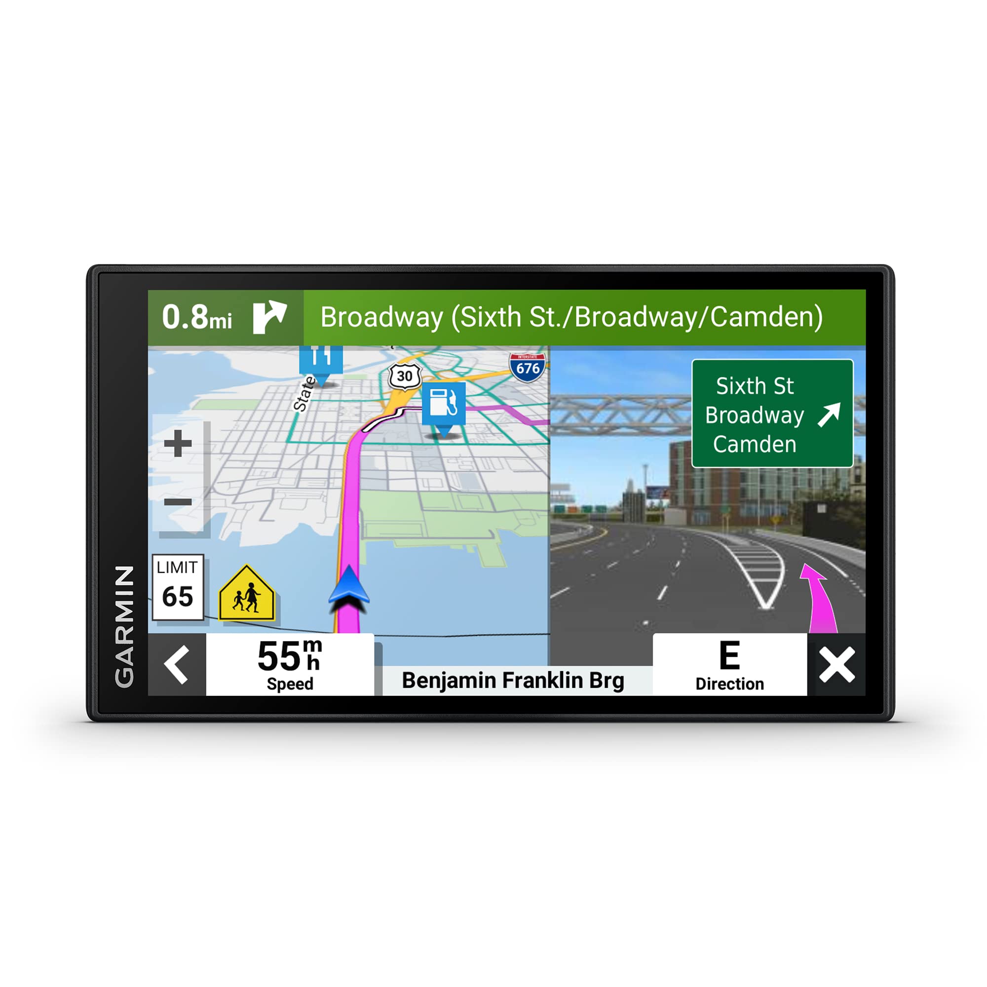 Garmin DriveSmart 76 - 7-inch GPS Navigator with Voice Assist and Live Traffic thumbnail 4