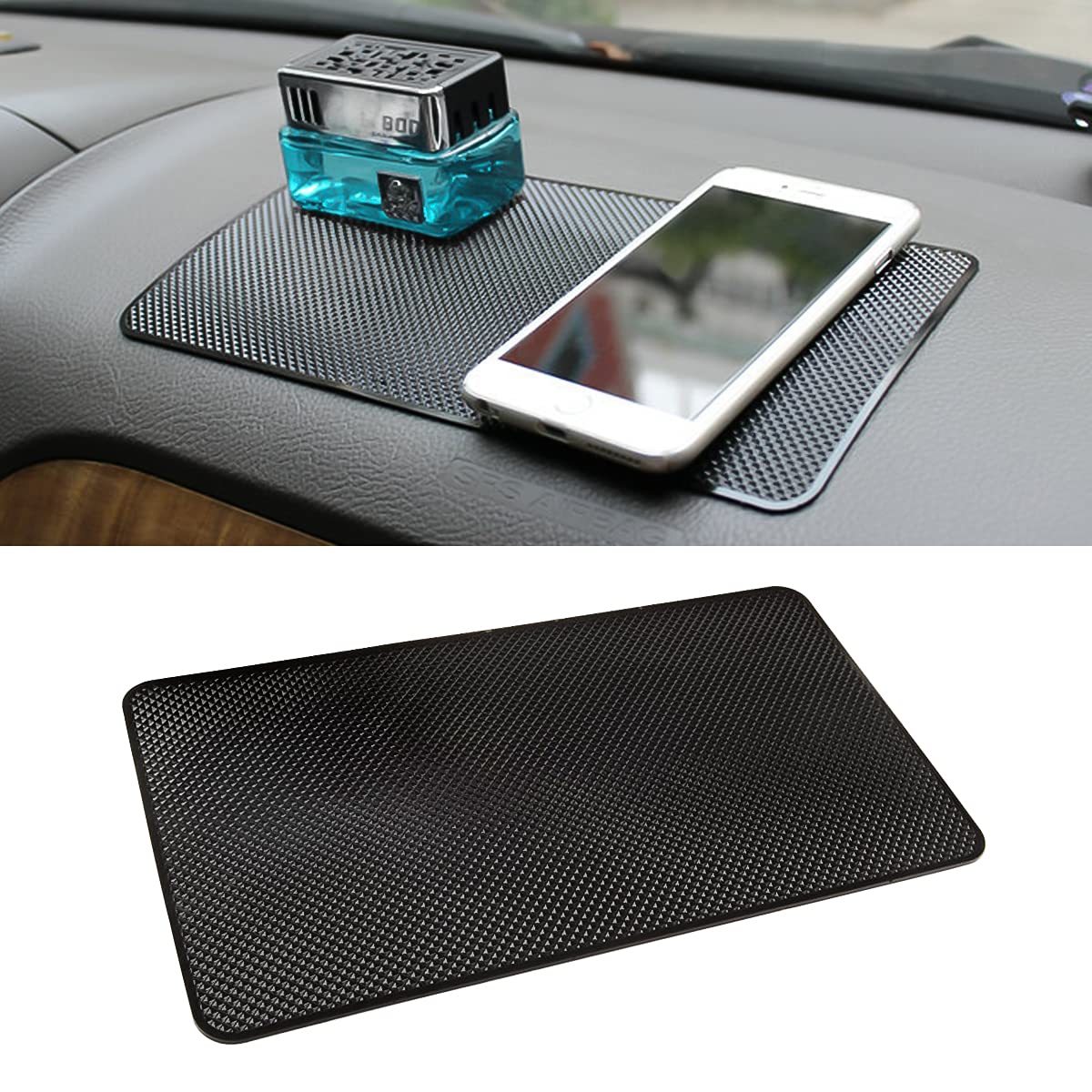 Car Dashboard Anti-Slip Rubber Pad – Universal Non-Slip Mat for Phones, Sunglasses, Keys, and More thumbnail 3