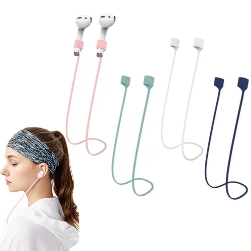 Ansumg Magnetic Anti-Lost Straps for AirPods Pro - Colorful Silicone Sports Lanyard thumbnail 2