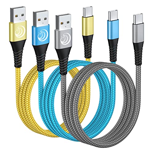 Aioneus 3-Pack 10FT USB-C Fast Charging Nylon Braided Cables thumbnail 2