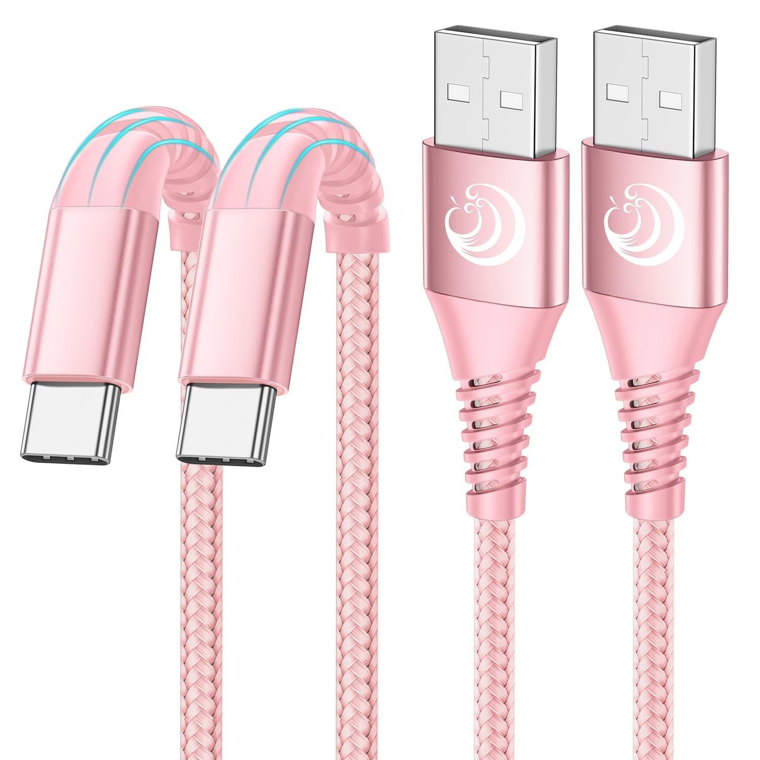 Aioneus 3-Pack 10FT USB-C Fast Charging Nylon Braided Cables thumbnail 4