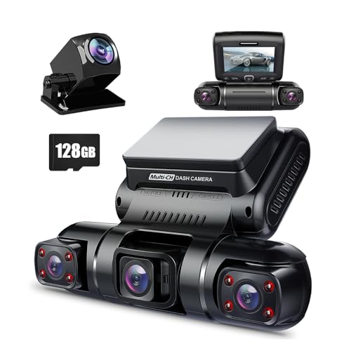 PRUVEEO 360° 4 Channel Dash Cam with GPS, WiFi, Night Vision & Parking Mode thumbnail 2
