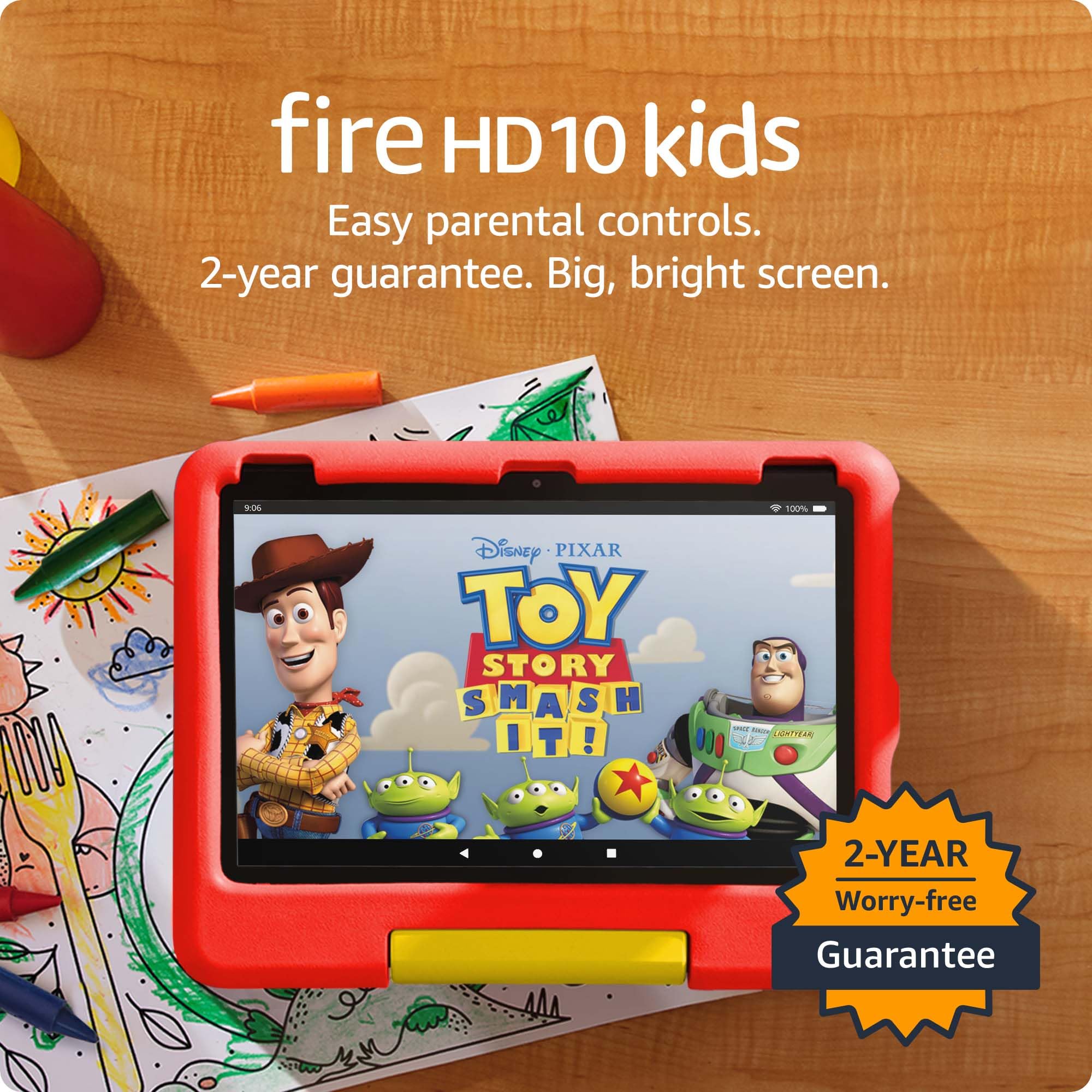 Amazon Fire HD 10 Kids Tablet (11th Gen) – Durable, Kid-Friendly 10.1" HD Tablet with Parental Controls thumbnail 4