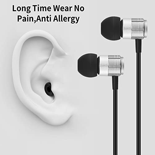 48 Pcs Silicone Earbuds Replacement Tips with 3 Sizes and 8 Colors thumbnail 2