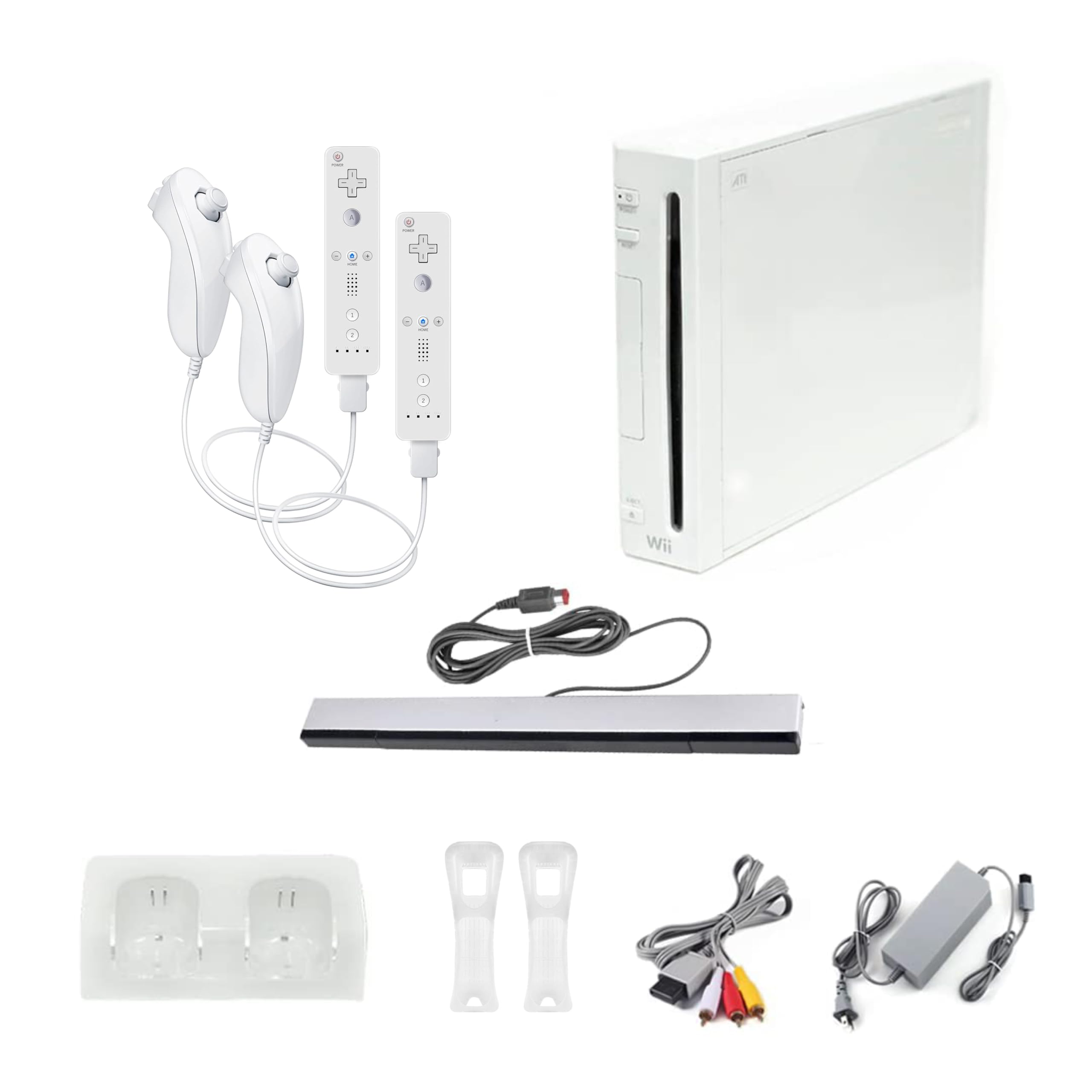 Nintendo Wii Console White Premium Bundle (Renewed) thumbnail 4