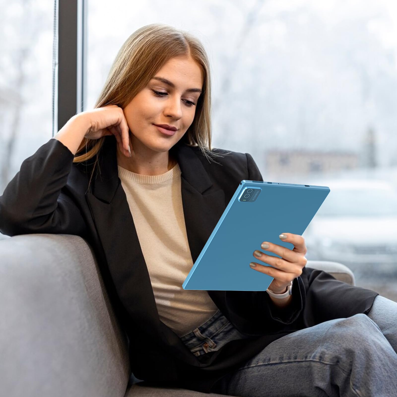 10 inch Android 15 Tablet 2-in-1 with Keyboard, Mouse, Stylus, and 8GB RAM + 64GB Storage thumbnail 3