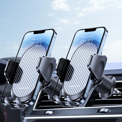 Miracase Metal Hook Clip Air Vent Phone Holder for Cars - Universal Fit for Smartphones and GPS Devices thumbnail 3