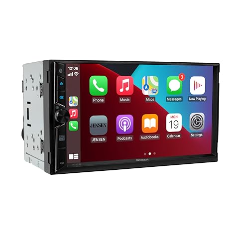 JENSEN J3CA7W 7-inch Wireless Apple CarPlay & Android Auto Double DIN Touchscreen Car Stereo thumbnail 2